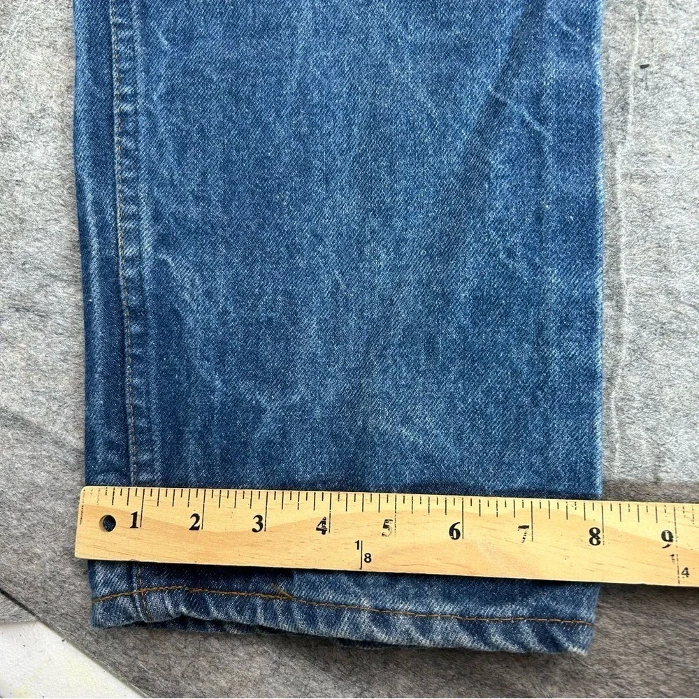 Vintage Levi's 20505 0217 Jeans Mens 38x34 Blue Orange Tab Straight Leg 1980s
